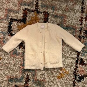 Hanna Andersson Marshmallow Cardigan.  Size US 3T. Worn once.
